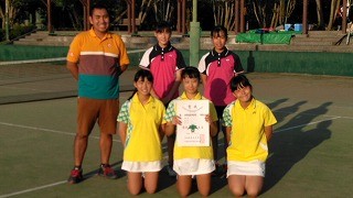 県中体連で女子ダブルス優勝ほか