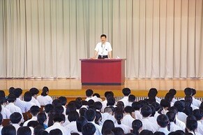 聖母祭・進学講演会