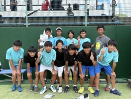 中学テニス部　九州大会出場